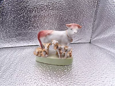 VTG Cow & 2 Calf Figurine Made In Germany • $10