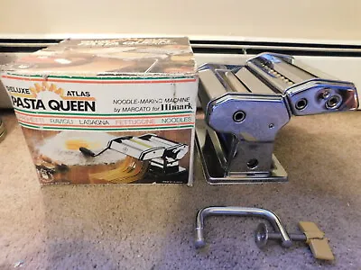 Marcato Deluxe Atlas Pasta Queen Noodle-Maker Italy 15-4590 - Missing Handle • $19.99