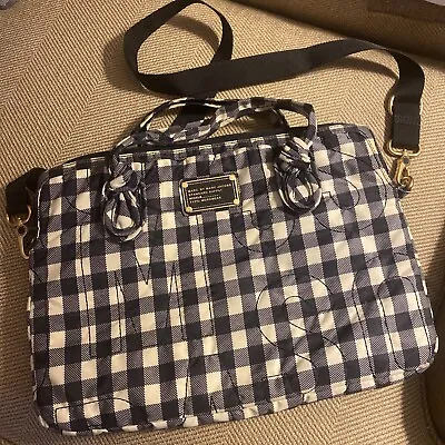 Marc By Marc Jacobs Checkered Laptop Crossbody Briefcase Bag • $49.99