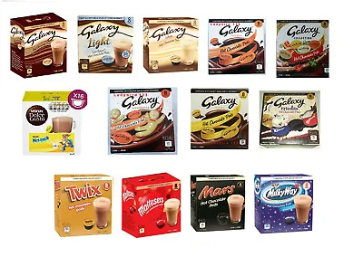 Hot Chocolate Pods Dolce Gusto Compatible Galaxy Maltesers Mars Twix Milky Way • £6.29