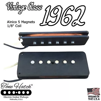 Tone Hatch Handwound Vintage Class 1962 Jazzmaster Pickups Set A5 Hand Wound  • $89.95