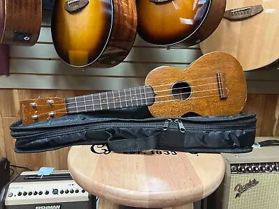 Martin Vintage Soprano Ukulele Style 0 Mahogany 1930's 1940's Repaired Crack SC • $749