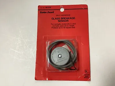Safe House Self Adhesive Glass Breakage Sensor 49-516 Vintage  New Free Ship • $17.85