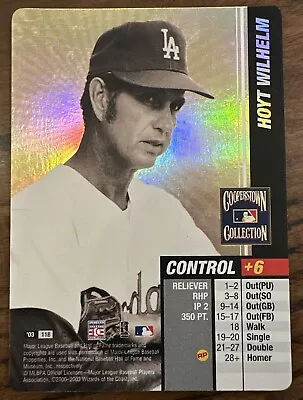 2003 MLB Showdown Hoyt Wilhelm Cooperstown Collection Foil 118 LA Dodgers • $57
