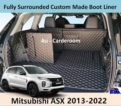$135 • Buy For Mitsubishi ASX 2013 - 2022 Custom Made Trunk Boot Mats Liner Cargo Cover 