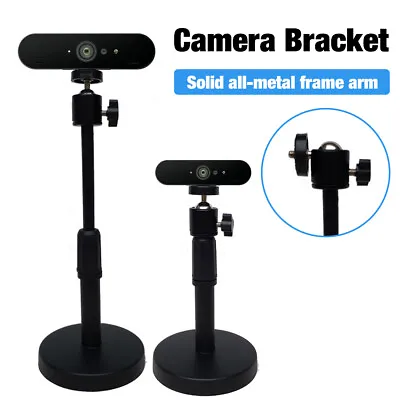 Desk Webcam Support Stand Desktop Web Camera Holder Mount Articulated Support  • £16.09