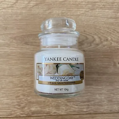 Yankee Candle WEDDING DAY Small Jar 104g Brand New - Free Postage • £17.95