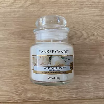 Yankee Candle WEDDING DAY Small Jar 104g Brand New - Free Postage • £17.95