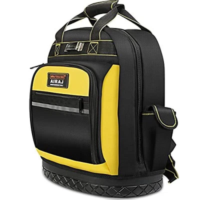 £54.99 • Buy AIRAJ 16   Waterproof Tool Backpack,Heacy Duty Electrician Backpack With ABS