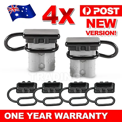 $5.85 • Buy 4x Dust Cap For Anderson Plug Cover Style Connectors 50AMP Battery Caravn 12-24V