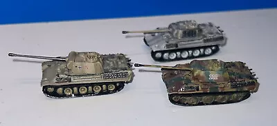 Lot Of 3 Dragon Model Ltd.  1:72 Tank Military Miniatures With Rotating Turrets • $39.99