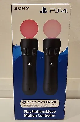 (x2) Playstation Move PS4 Motion Sensor Wireless Controller - Genuine Sony PSVR • $448