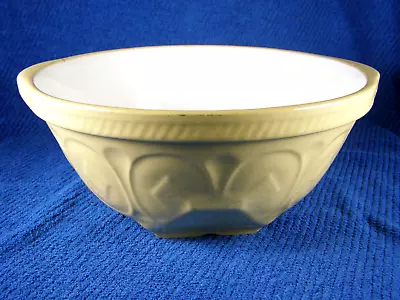 Vintage GRIPSTAND Yellowware 11-3/4  Mixing Bowl - T. G. Green England • $60