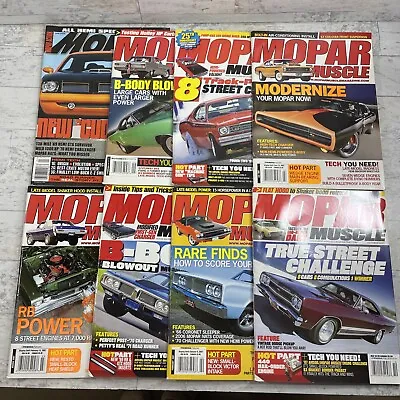 Lot Of 8 Issues Mopar Muscle Magazine Hot Rod Motorsport 2007-2009. Cars • $8.49