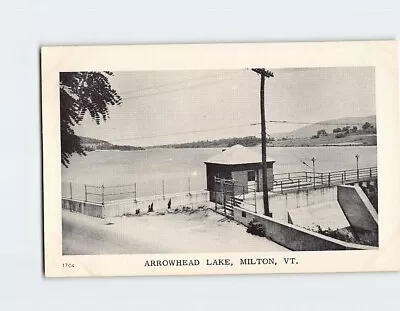 Postcard Arrowhead Lake Milton Vermont USA North America • $20.97