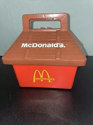 Playskool Vintage 1974 McDonalds Lunchbox Play Tote Happy Meal Box Carry Along • $26