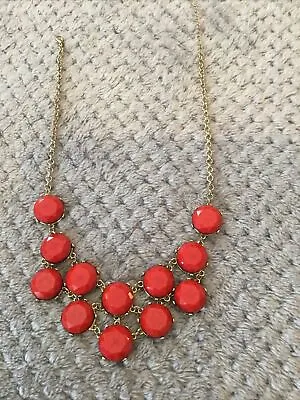 $11 • Buy Woman’s Red Bubble Statement Necklace