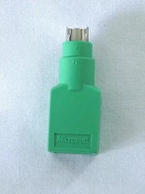 $2.99 • Buy USB Female To PS2 PS/2 Microsoft Male Adapter Converter For Mouse