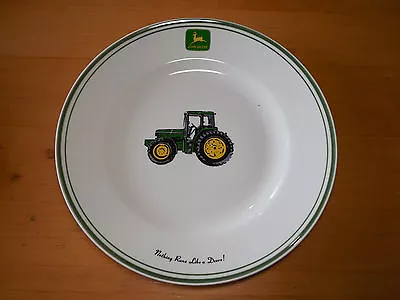 Gibson JOHN DEERE TRACTOR Dinner Plate 11 1/4  Green Farm 1 Ea   2 Available • $8.80