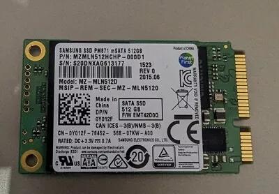 Samsung PM871 512GB MZ-MLN512D MSATA SSD Solid State Drive (Free Delivery)  • £43