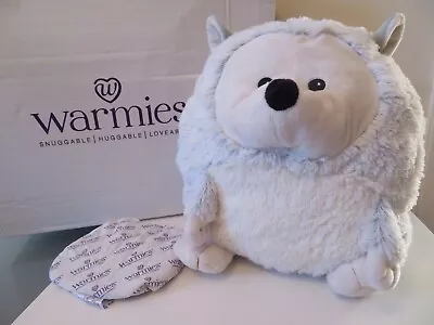 Warmies Supersized Handwarmer Marshmallow Hedgehog With Microwavable Heat Pack • £19