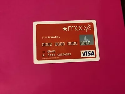 Macy’s Credit Card (red) Single Playing Swap Card • $2