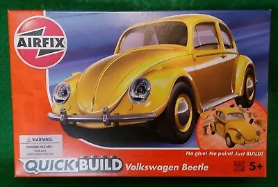 Airfix QUICK BUILD Volkswagen VW Beetle Snap Together Plastic Model Kit J6023 • $19.95