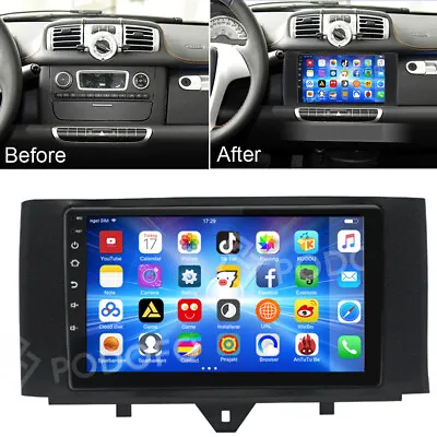 9  For 2010-2015 Mercedes Benz Smart Fortwo Android 12 Car Radio GPS Navi Player • $119.99