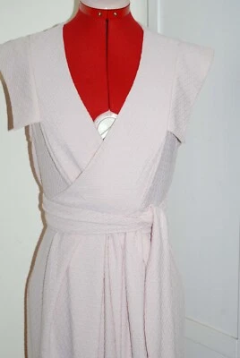 $35 • Buy ~~ASOS ~ Classy Pink Wrap Dress - Size 14 ~ Excellent Condition