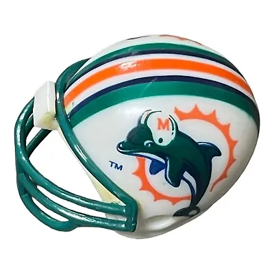 Miami Dolphins NFL Vintage Franklin Mini Gumball Football Helmet And Mask • $4.24