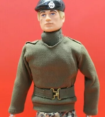 Vintage Action Man VAMAN Repro Scarf Basic Soldier Khaki  (SCARF ONLY-NO FIGURE) • £3