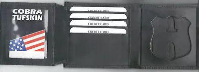 £33.60 • Buy NY/NJ Police-Style-Officer Dual-ID Tri-Fold Money/Credit Card Wallet  CT85