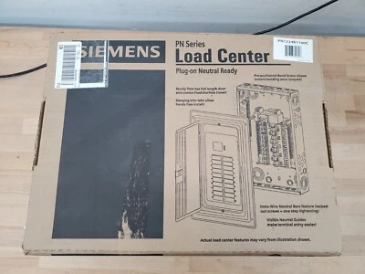 $94.99 • Buy 100 Amp 12-Space 24-Circuit Main Breaker Plug-On Neutral Load Center Indoor