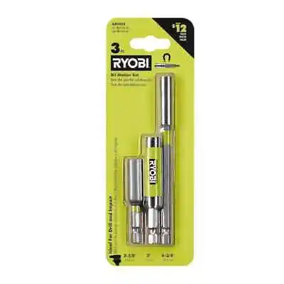 Ryobi Magnetic Impact Rated Bit Holder Set (3-Piece) • $10.62