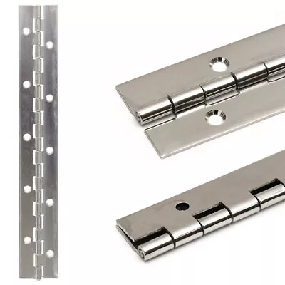 MasterCraft Boat Piano Hinge 562916 | 10 1/2 X 1 1/2 Inch Stainless • $7.99