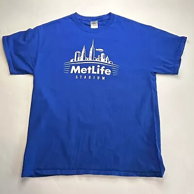 MetLife Stadium Men’s Shirt Blue Size Large • $13.17