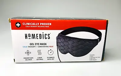 HoMedics Gel Eye Mask Cold And Heat Therapy Magnetic Cooling Gel Pad Auto-Off • $16.99