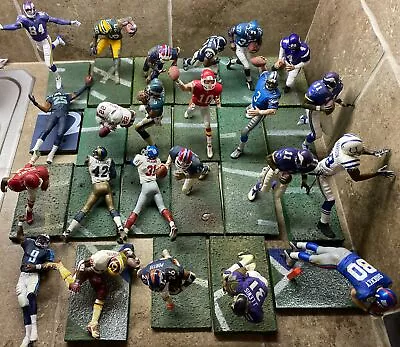 LOT OF 22 Mcfarlane NFL Football Figures Moss Favre Smith Sehorn Harrison • $159.99