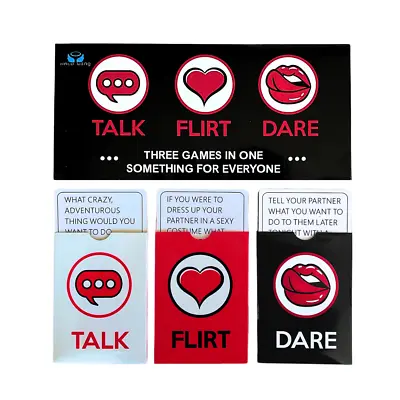 HALO WING Fun And Romantic Card Game For Couples. Talk Flirt Dare. Valentines • £10.99