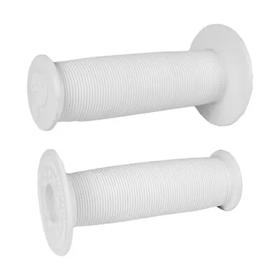 ODI Mushroom Grips Retro Style (White) 120mm Old School BMX Bicycle Grips • $15.99