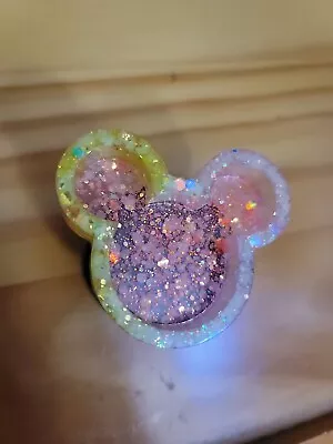 DISNEY Glow In The Dark Minnie / Mickey Mouse Phone Grip • $9.99