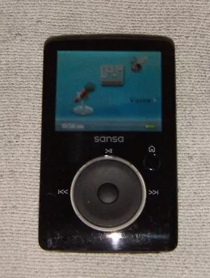 SanDisk Sansa Fuze (4GB) Digital Media MP3 Player Black. Works Great Good Cond. • $47.95