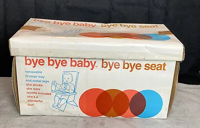 Vtg 2001 Danbury Mint Bye Bye Baby Porcelain Doll & Bye Bye Baby Seat New In Box • $68.88