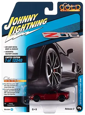 2012 Chevrolet Corvette Z06 Crystal Red Metallic Johnny Lightning • $7.99