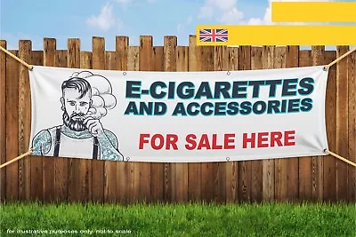 $49.44 • Buy E-Cig And Accessories Sold Here Vape Heavy Duty PVC Banner Sign 3299