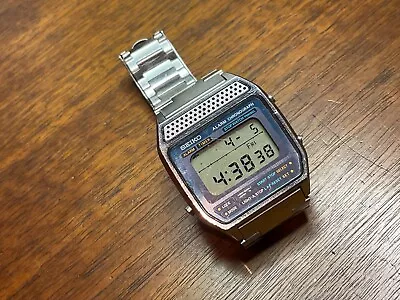 Vintage Rare Seiko Alarm Chronograph A259-5049 Digital Watch Bond 007 Style • $59.99