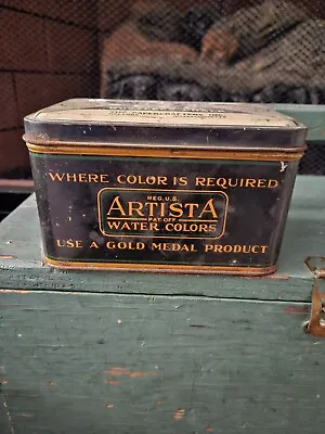 Vintage Metal Tin Dustless Chalk Binney & Smith Company New York • $20