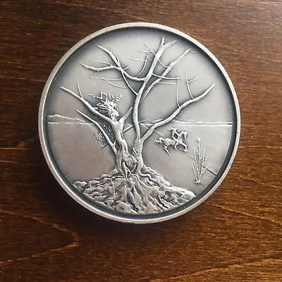 Salvador Dali Asher Tribes Of Israel Medal .999 Pure Silver Medallion 85.2g 3oz • $125