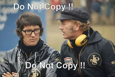 £4 • Buy Colin Chapman And Peter Warr JPS Lotus F1 Portrait Photograph