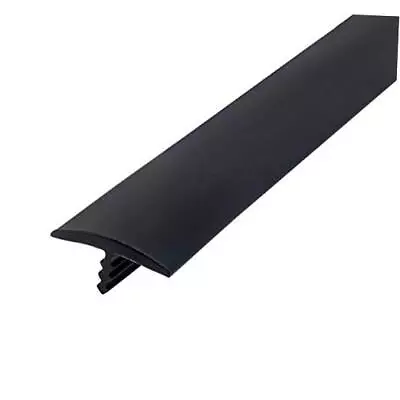  Industries 25 Foot 3/4 Inch Center Barb Tee Moulding T Molding 25 Feet Black • $40.97